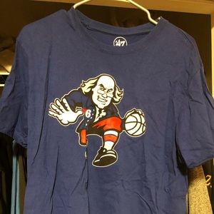 Men’s Large ‘47 Brand Philadelphia 76ers Shirt